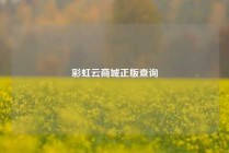 彩虹云商城正版查询