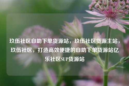 玖伍社区自助下单货源站，玖伍社区货源主站	，玖伍社区，打造高效便捷的自助下单货源站亿乐社区SUP货源站  第1张