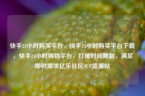 快手24小时购买平台，快手24小时购买平台下载	，快手24小时购物平台，打破时间限制，满足即时需求亿乐社区SUP货源站  第1张